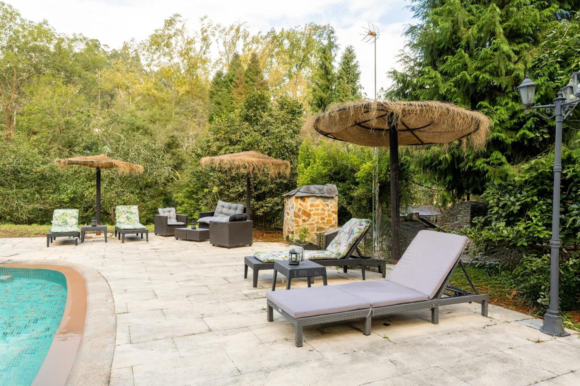 Villa En Asturias Con Cine, Piscina, Bbq, Juegos, 14 Pax Cobre Екстериор снимка
